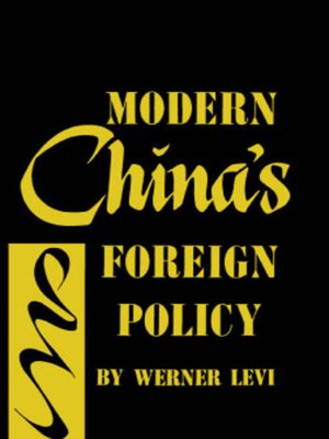 cover image of Modern China's Foreign Policy